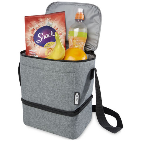 Tundra GRS rPET Lunch Kühltasche für 9 Dosen 9L, heather grau bedrucken, Art.-Nr. 12061580 Tundra GRS rPET Lunch Kühltasche für 9 Dosen 9L, heather grau bedrucken, Art.-Nr. 12061580