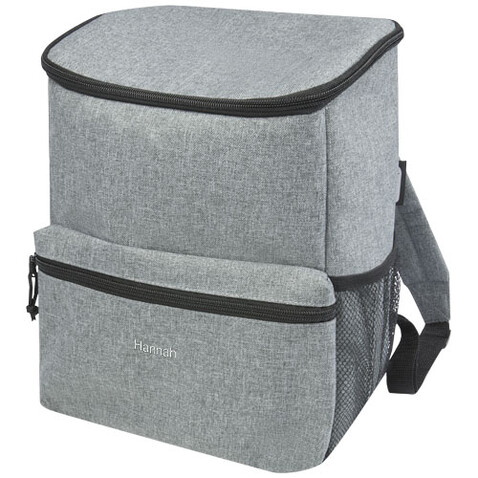 Tundra GRS rPET Kühlrucksack 12L, heather grau bedrucken, Art.-Nr. 12061680 Tundra GRS rPET Kühlrucksack 12L, heather grau bedrucken, Art.-Nr. 12061680