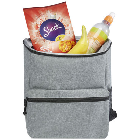 Tundra GRS rPET Kühlrucksack 12L, heather grau bedrucken, Art.-Nr. 12061680 Tundra GRS rPET Kühlrucksack 12L, heather grau bedrucken, Art.-Nr. 12061680