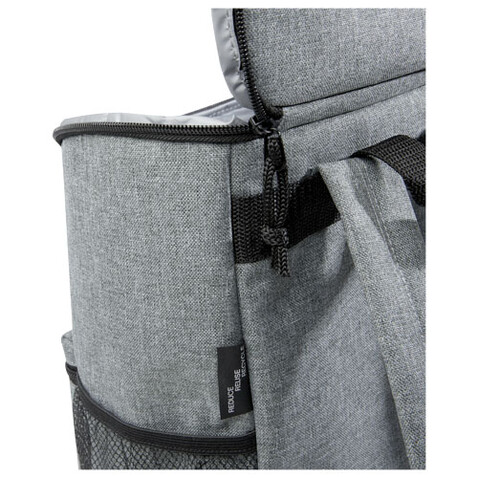 Tundra GRS rPET Kühlrucksack 12L, heather grau bedrucken, Art.-Nr. 12061680 Tundra GRS rPET Kühlrucksack 12L, heather grau bedrucken, Art.-Nr. 12061680
