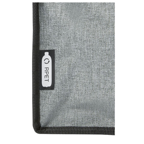 Reclaim GRS rPET Kühltasche für 4 Dosen 5L, heather grau bedrucken, Art.-Nr. 12061780