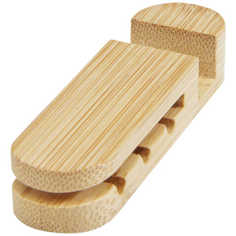 Edulis Kabelmanager aus Bambus, beige bedrucken, Art.-Nr. 12423302 Edulis Kabelmanager aus Bambus, beige bedrucken, Art.-Nr. 12423302