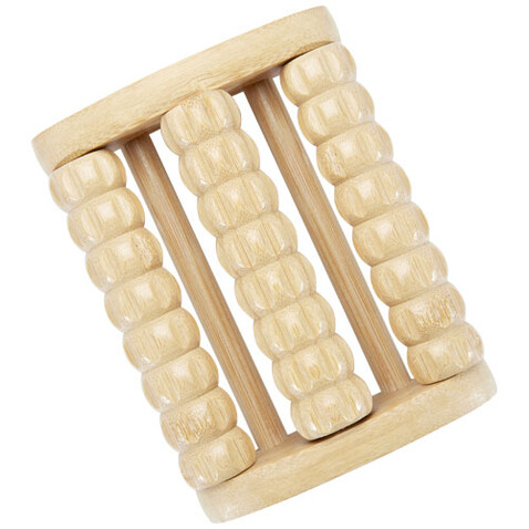 Venis Fußmassageroller aus Bambus, natural bedrucken, Art.-Nr. 12620106