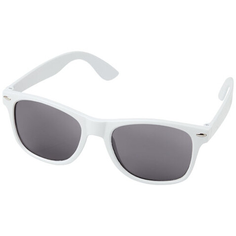 Sun Ray rPET Sonnenbrille, weiss bedrucken, Art.-Nr. 12700401 Sun Ray rPET Sonnenbrille, weiss bedrucken, Art.-Nr. 12700401