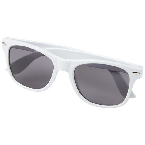 Sun Ray rPET Sonnenbrille, weiss bedrucken, Art.-Nr. 12700401 Sun Ray rPET Sonnenbrille, weiss bedrucken, Art.-Nr. 12700401