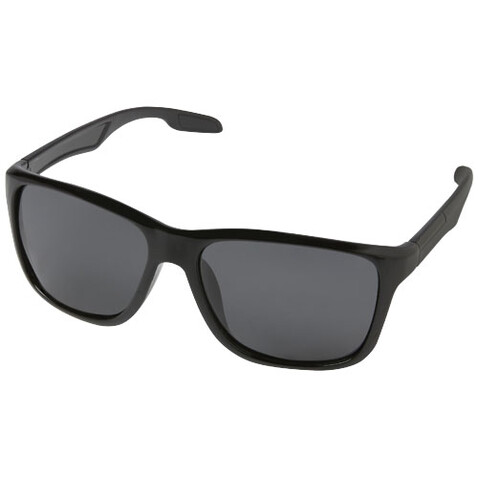 Eiger polarisierte Sonnenbrille mit Etui aus recyceltem Kunststoff, schwarz bedrucken, Art.-Nr. 12702790 Eiger polarisierte Sonnenbrille mit Etui aus recyceltem Kunststoff, schwarz bedrucken, Art.-Nr. 12702790