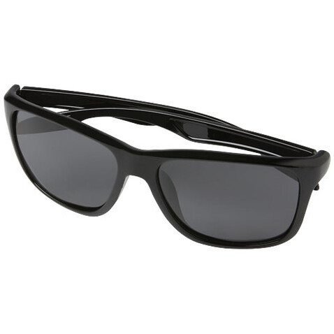 Eiger polarisierte Sonnenbrille mit Etui aus recyceltem Kunststoff, schwarz bedrucken, Art.-Nr. 12702790 Eiger polarisierte Sonnenbrille mit Etui aus recyceltem Kunststoff, schwarz bedrucken, Art.-Nr. 12702790