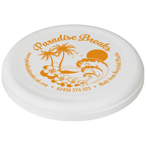 Crest recycelter Frisbee, weiss bedrucken, Art.-Nr. 21024001