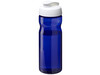 H2O Active® Base Tritan™ 650 ml Sportflasche mit Klappdeckel, blau, weiss bedrucken, Art.-Nr. 21043609