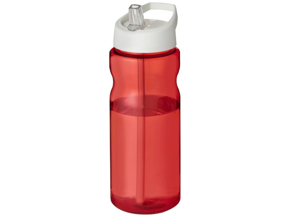 H2O Active® Base Tritan™ 650 ml Sportflasche mit Ausgussdeckel, rot, weiss bedrucken, Art.-Nr. 21043702
