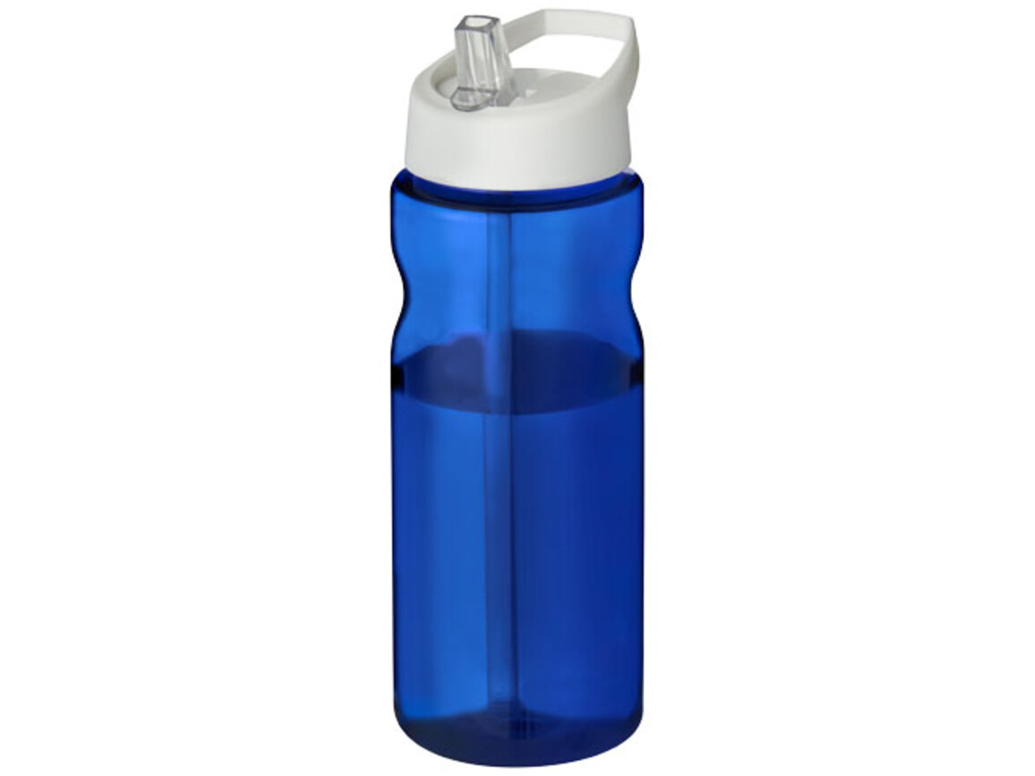 H2O Active® Base Tritan™ 650 ml Sportflasche mit Ausgussdeckel, blau, weiss bedrucken, Art.-Nr. 21043704
