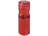 H2O Active® Base Tritan™ 650-ml-Sportflasche mit Drehdeckel, rot, rot bedrucken, Art.-Nr. 21043804