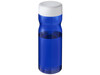 H2O Active® Base Tritan™ 650-ml-Sportflasche mit Drehdeckel, blau, weiss bedrucken, Art.-Nr. 21043805