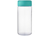H2O Active® Octave Tritan™ 600-ml-Sportflasche mit Drehdeckel, transparent klar, aquablau bedrucken, Art.-Nr. 21044712