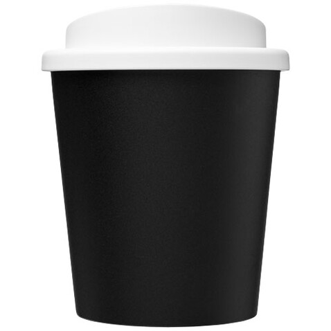 Americano® Espresso Eco 250 ml recycelter Isolierbecher, schwarz, weiss bedrucken, Art.-Nr. 21045400 Americano® Espresso Eco 250 ml recycelter Isolierbecher, schwarz, weiss bedrucken, Art.-Nr. 21045400