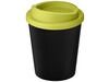 Americano® Espresso Eco 250 ml recycelter Isolierbecher, schwarz, limone bedrucken, Art.-Nr. 21045404