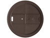 Americano® Espresso Eco 250 ml recycelter Isolierbecher mit auslaufsicherem Deckel, schwarz, braun bedrucken, Art.-Nr. 21045512