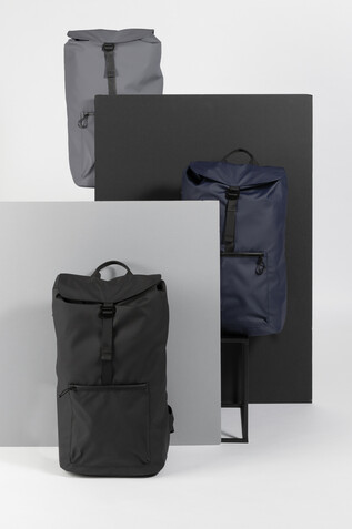 Impact AWARE™ RPET wasserabweisender 15.6" Laptop-Rucksack schwarz bedrucken, Art.-Nr. P762.901 Impact AWARE™ RPET wasserabweisender 15.6" Laptop-Rucksack schwarz bedrucken, Art.-Nr. P762.901