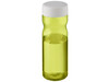 H2O Active® Base 650 ml Sportflasche mit Drehdeckel, limone, weiss bedrucken, Art.-Nr. 21043123