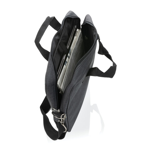 Basic 15” Laptop-Tasche anthrazit bedrucken, Art.-Nr. P730.021