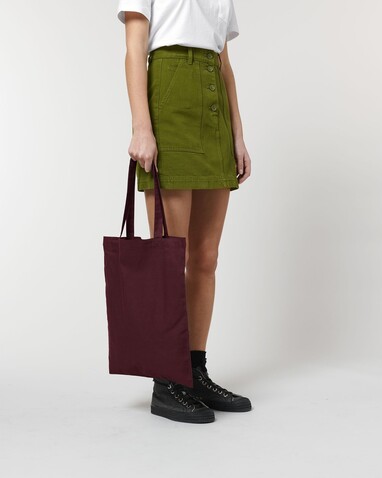 Light Tote Bag - Das leichte gewebte Tote Bag - Burgundy - OS bedrucken, Art.-Nr. STAU773C244OS