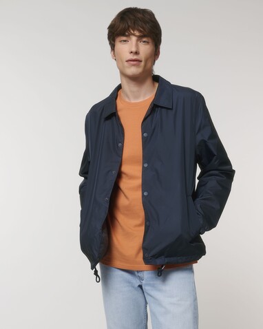 Coacher - Die Unisex-Coach-Jacke - French Navy - XS bedrucken, Art.-Nr. STJU833C727XS Coacher - Die Unisex-Coach-Jacke - French Navy - XS bedrucken, Art.-Nr. STJU833C727XS