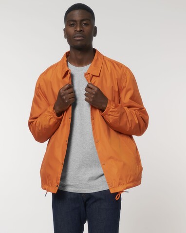 Coacher - Die Unisex-Coach-Jacke - Flame Orange - 3XL bedrucken, Art.-Nr. STJU833C0813X