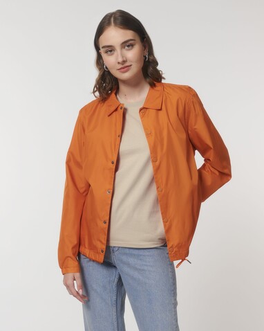 Coacher - Die Unisex-Coach-Jacke - Flame Orange - XL bedrucken, Art.-Nr. STJU833C0811X