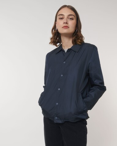 Coacher - Die Unisex-Coach-Jacke - French Navy - XS bedrucken, Art.-Nr. STJU833C727XS Coacher - Die Unisex-Coach-Jacke - French Navy - XS bedrucken, Art.-Nr. STJU833C727XS