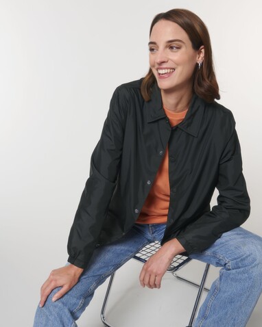 Coacher - Die Unisex-Coach-Jacke - Black - L bedrucken, Art.-Nr. STJU833C0021L