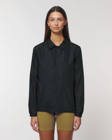 Coacher - Die Unisex-Coach-Jacke - Black - M bedrucken, Art.-Nr. STJU833C0021M