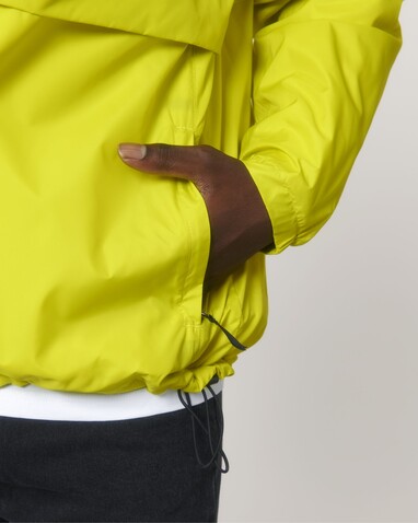 Speeder - Der Unisex-Anorak - Lime Flash - M bedrucken, Art.-Nr. STJU834C0821M