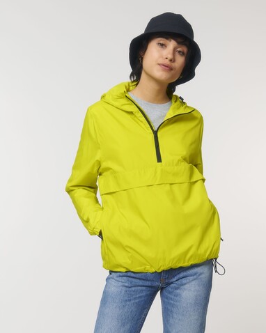 Speeder - Der Unisex-Anorak - Lime Flash - L bedrucken, Art.-Nr. STJU834C0821L
