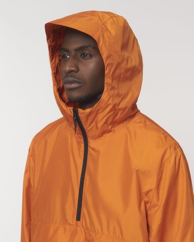 Speeder - Der Unisex-Anorak - Flame Orange - S bedrucken, Art.-Nr. STJU834C0811S