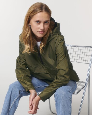 Speeder - Der Unisex-Anorak - British Khaki - L bedrucken, Art.-Nr. STJU834C0081L