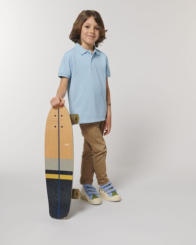 Mini Sprinter - Das Iconic Kinder-Polo - Sky blue - 9-11/134-146cm bedrucken, Art.-Nr. STPK908C23209