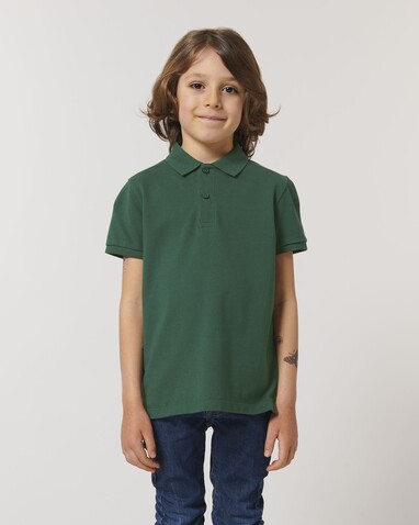 Mini Sprinter - Das Iconic Kinder-Polo - Glazed Green - 9-11/134-146cm bedrucken, Art.-Nr. STPK908C03609