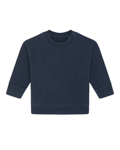 Baby Changer - Das Iconic Baby-Rundhals-Sweatshirt - French Navy - 18-24 m/86-92cm bedrucken, Art.-Nr. STSB920C727B4