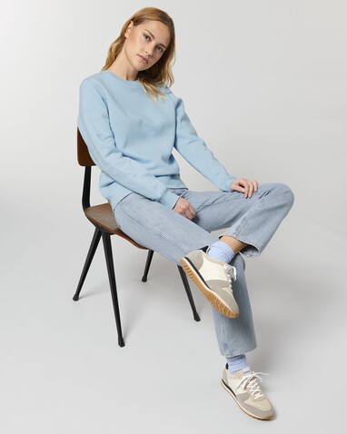 Roller - Das Rundhals-Unisex-Sweatshirt - Sky blue - L bedrucken, Art.-Nr. STSU868C2321L Roller - Das Rundhals-Unisex-Sweatshirt - Sky blue - L bedrucken, Art.-Nr. STSU868C2321L