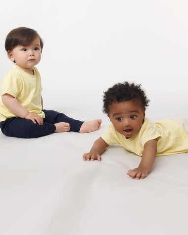 Baby Creator - Das Iconic Baby-T-Shirt - Butter - 12-18 m/80-86cm bedrucken, Art.-Nr. STTB918C078B3