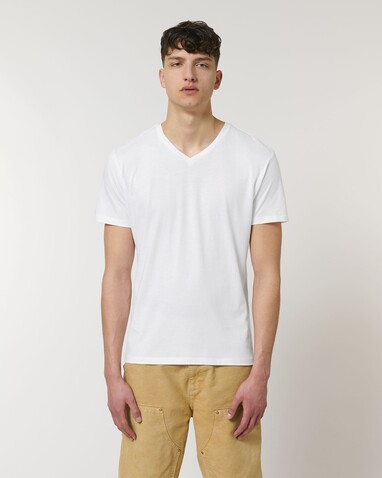 Stanley Presenter - Das Herren-T-Shirt mit V-Ausschnitt - White - XL bedrucken, Art.-Nr. STTM562C0011X Stanley Presenter - Das Herren-T-Shirt mit V-Ausschnitt - White - XL bedrucken, Art.-Nr. STTM562C0011X
