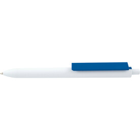 Kugelschreiber El Primero White – blau bedrucken, Art.-Nr. el_primero_White_blau
