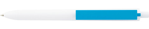 Kugelschreiber El Primero White – hellblau bedrucken, Art.-Nr. el_primero_White_hellblau