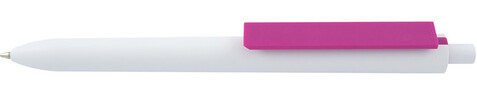 Kugelschreiber El Primero White – pink bedrucken, Art.-Nr. el_primero_White_pink Kugelschreiber El Primero White – pink bedrucken, Art.-Nr. el_primero_White_pink