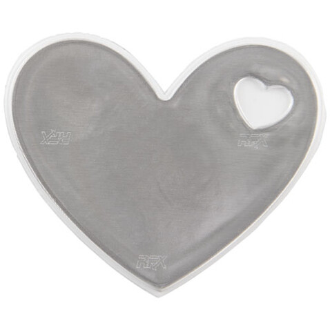 RFX™ S-12 Reflektierender Herz PVC-Aufkleber M, weiss bedrucken, Art.-Nr. 1PR03801 RFX™ S-12 Reflektierender Herz PVC-Aufkleber M, weiss bedrucken, Art.-Nr. 1PR03801