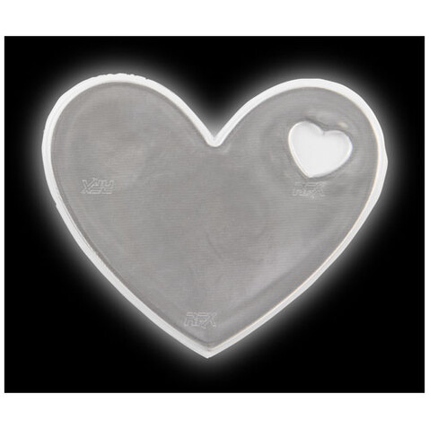 RFX™ S-12 Reflektierender Herz PVC-Aufkleber M, weiss bedrucken, Art.-Nr. 1PR03801 RFX™ S-12 Reflektierender Herz PVC-Aufkleber M, weiss bedrucken, Art.-Nr. 1PR03801