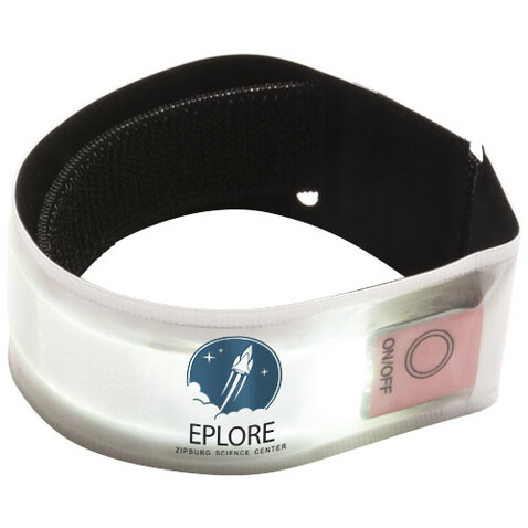 RFX™ Reflektierendes LED-Band, weiss bedrucken, Art.-Nr. 1PR05001 RFX™ Reflektierendes LED-Band, weiss bedrucken, Art.-Nr. 1PR05001