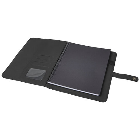 SCX.design O17 A4 Notizbuch Powerbank mit Leuchtlogo, schwarz, weiss bedrucken, Art.-Nr. 1PX01200 SCX.design O17 A4 Notizbuch Powerbank mit Leuchtlogo, schwarz, weiss bedrucken, Art.-Nr. 1PX01200