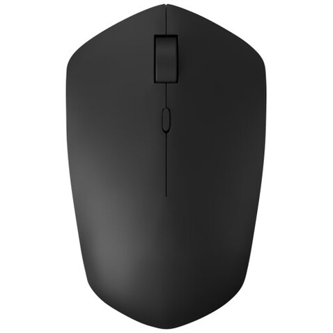 SCX.design O20 kabellose Maus mit Leuchtlogo, schwarz, weiss bedrucken, Art.-Nr. 1PX01300 SCX.design O20 kabellose Maus mit Leuchtlogo, schwarz, weiss bedrucken, Art.-Nr. 1PX01300