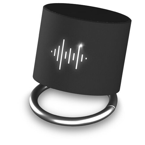 SCX.design S26 Lautsprecher Ring mit Leuchtlogo, schwarz, weiss bedrucken, Art.-Nr. 1PX02400 SCX.design S26 Lautsprecher Ring mit Leuchtlogo, schwarz, weiss bedrucken, Art.-Nr. 1PX02400